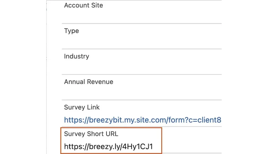 URL Shortener interface preview